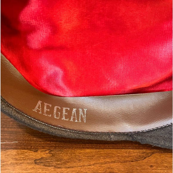 🌟HP🌟VTG 1970s-80s Authentic Brown Wool Blend Greek Fisherman Cap 7 1/2 - Picture 12 of 13